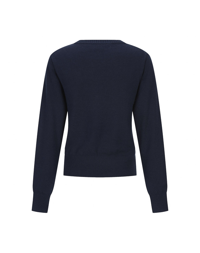 마틴골프 Essential Round Knit_NAVY 네이비 착용컷