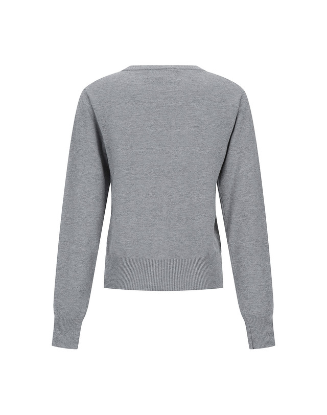 마틴골프 Essential Round Knit_M/GRAY 그레이 착용컷