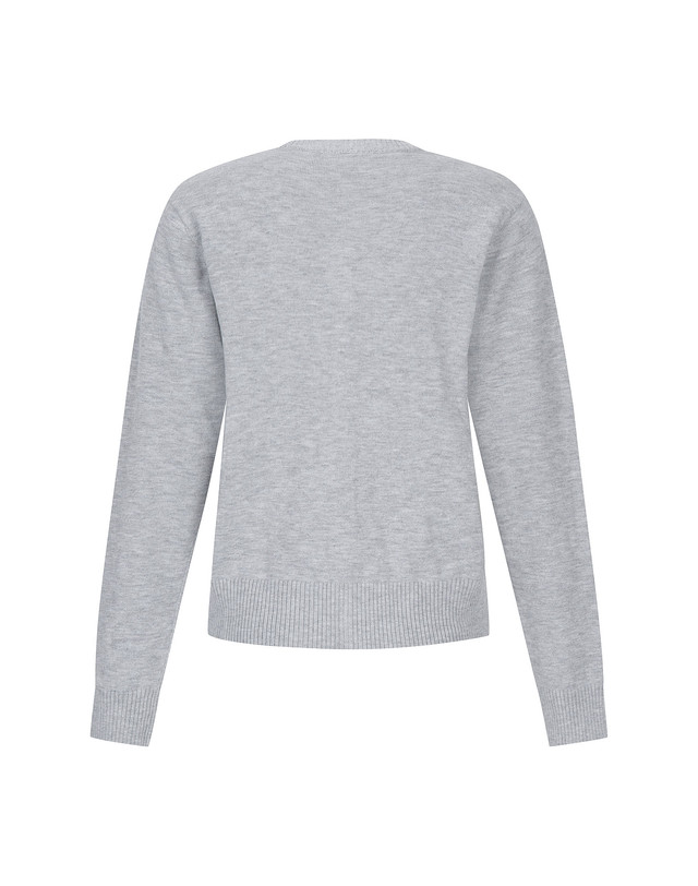 마틴골프 Classic Button Cardigan_M/GRAY 그레이 착용컷