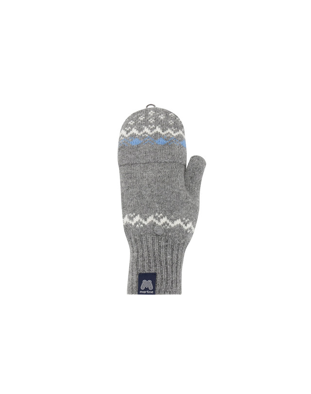 마틴골프 Nordic Knit Gloves_M/GRAY 그레이 착용컷