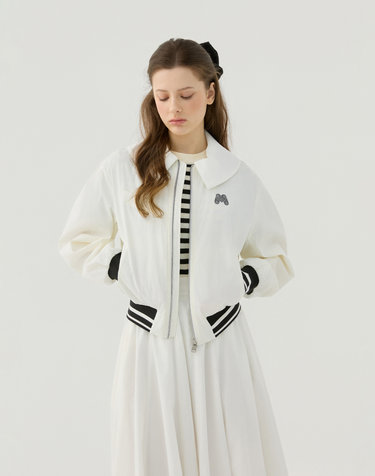 Bomber Jumper_O/White