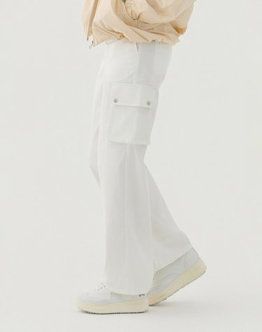Jogger Pocket Pants_O/White