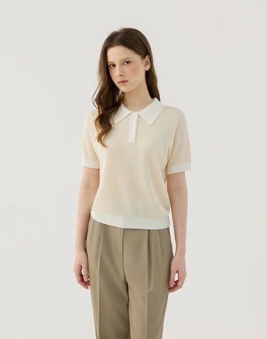 Atelier Collar Knit Pullover_BEIGE (QW0GTSY20153)