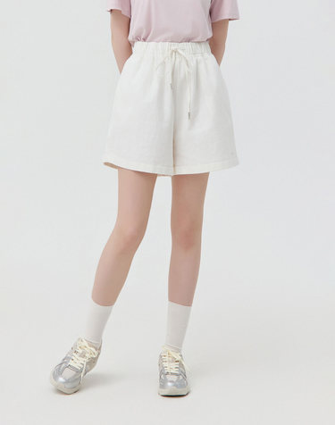 Easy Cabra Half Pants_WHITE