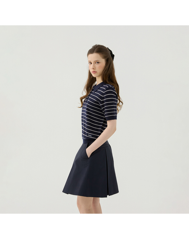 마틴골프 Memory A Line Culotte_NAVY 네이비 착용컷