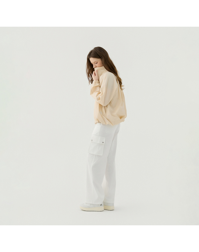 마틴골프 Jogger Pocket Pants_O/White 흰색 착용컷