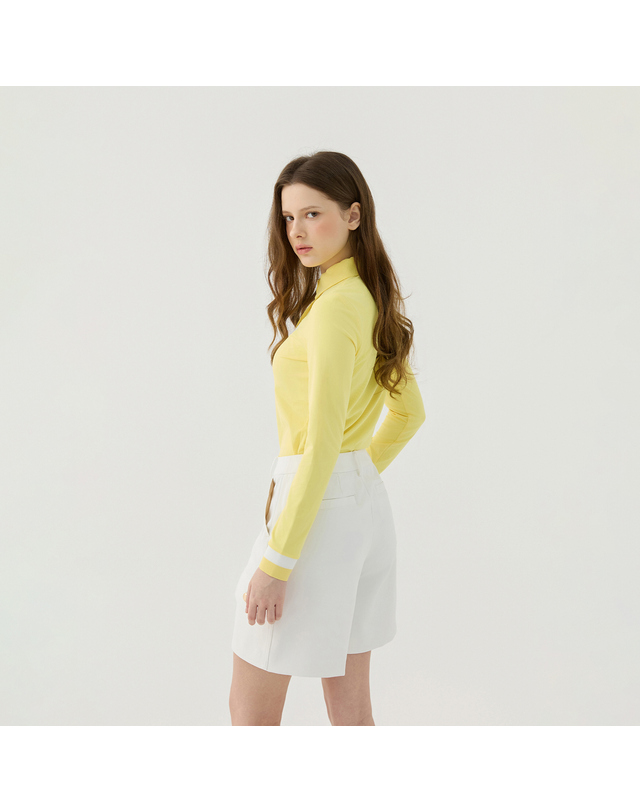 마틴골프 Sleeve Tip Point Polo Shirts_Yellow 노랑 착용컷