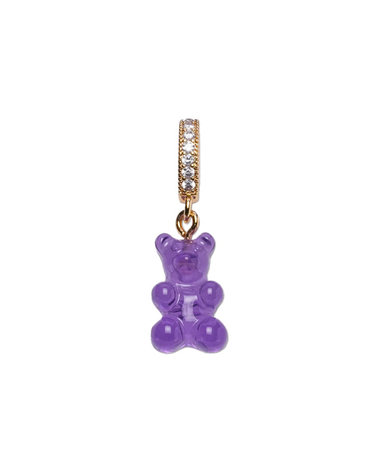 노스탤지어 베어 큐빅 펜던트 플럼 NOSTALGIABEAR PAVE PLUM