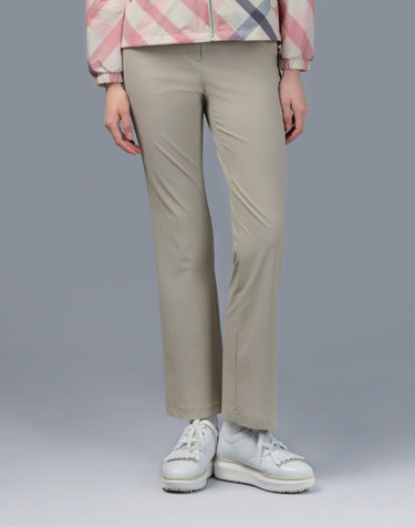 [ONLINE EXCLUSIVE] 여성 베이지 부츠컷 여름 팬츠