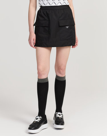 [PREMIUM] 블랙 벌룬 트윈 포켓 트레블 큐롯