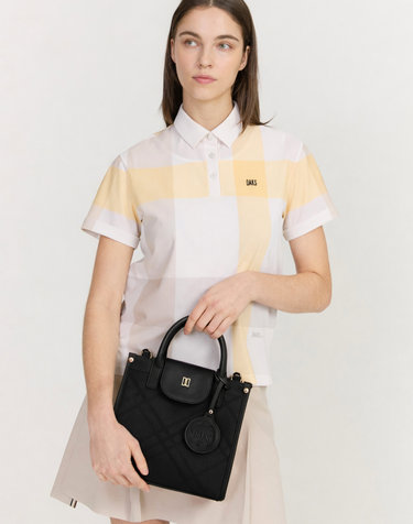 [ONLINE EXCLUSIVE] 블랙 스퀘어 토트백
