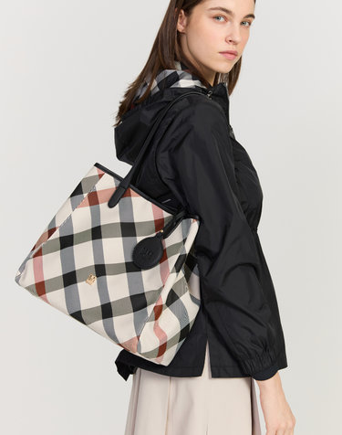 [ONLINE EXCLUSIVE] 베이지 빅체크 숄더백