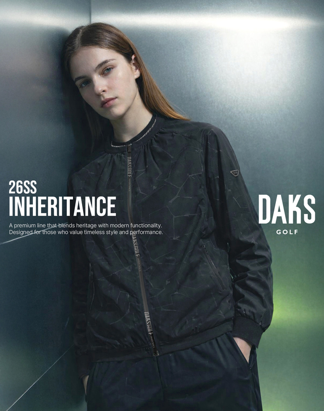 닥스 골프 여성 [INHERITANCE] 그레이 패커블 워런트 풀오픈 점퍼 밝은 그레이 착용컷