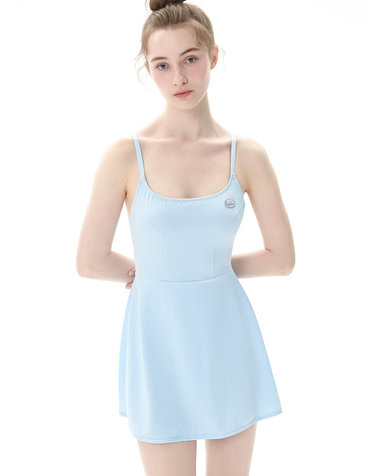별의 아이 스카이블루 원피스 치마 수영복