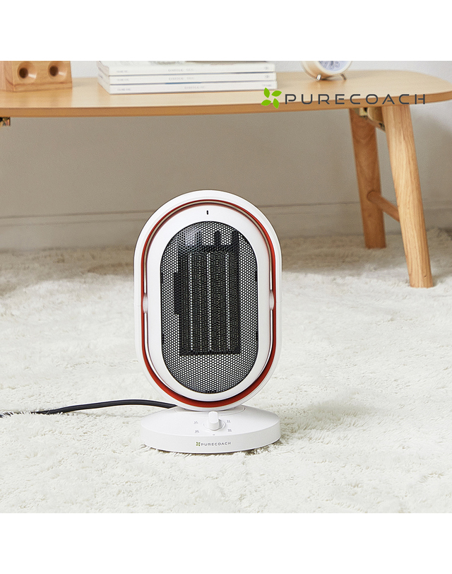 퓨어코치 퓨어코치 CH1500S 3D 회전 PTC 세라믹 온풍기 착용컷