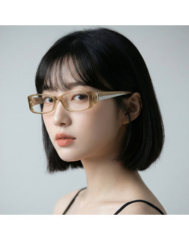 토즈 안경테 TO5011 041 반투명 브라운 직사각형 여자 남자 명품 뿔테