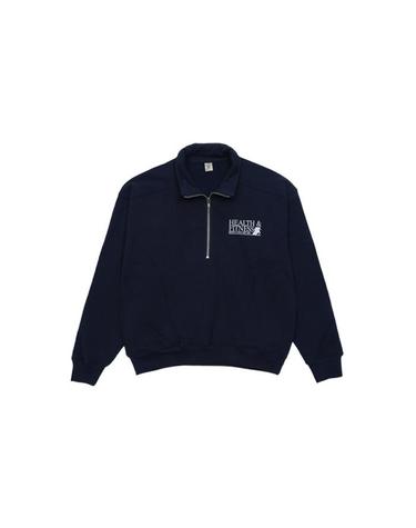 스포티앤리치 남여공용 헬시 앤 피트니스 하프집업 맨투맨 QZ861NA