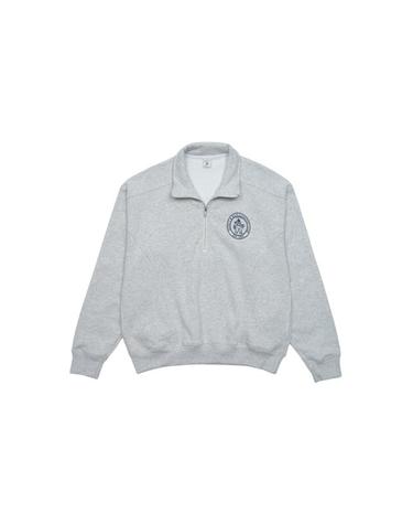 스포티앤리치 남여공용 라이온 크레스트 하프집업 맨투맨 QZ841HG