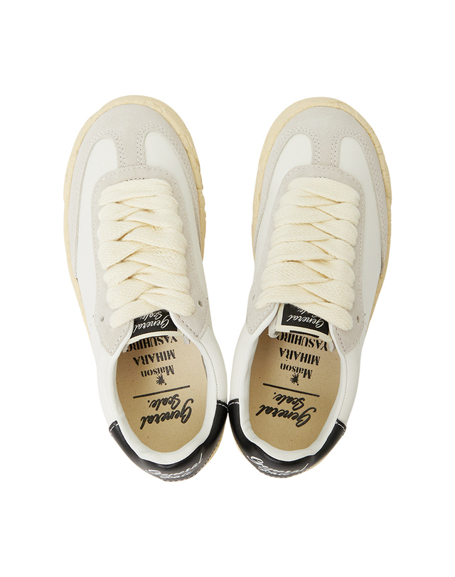 메종미하라야스히로 메종미하라야스히로 프란시스 패스트 솔 스니커즈 S14FW704 WHITE (남여공용) 착용컷