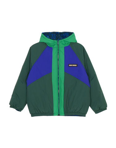 보보쇼즈 키즈 올모스트 모아레 올오버 리버시블 아노락 자켓 B226AC099