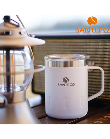 [산테코] 케미2 보온보냉컵 350ml (밀크화이트)