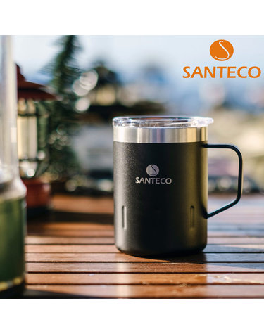[산테코] 케미2 보온보냉컵 350ml (카본블랙)