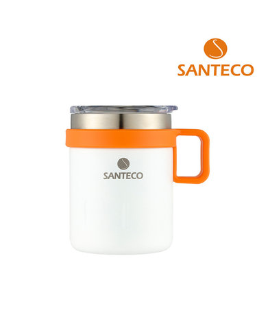 [산테코] 케미 보온보냉컵 350ml (밀크화이트)