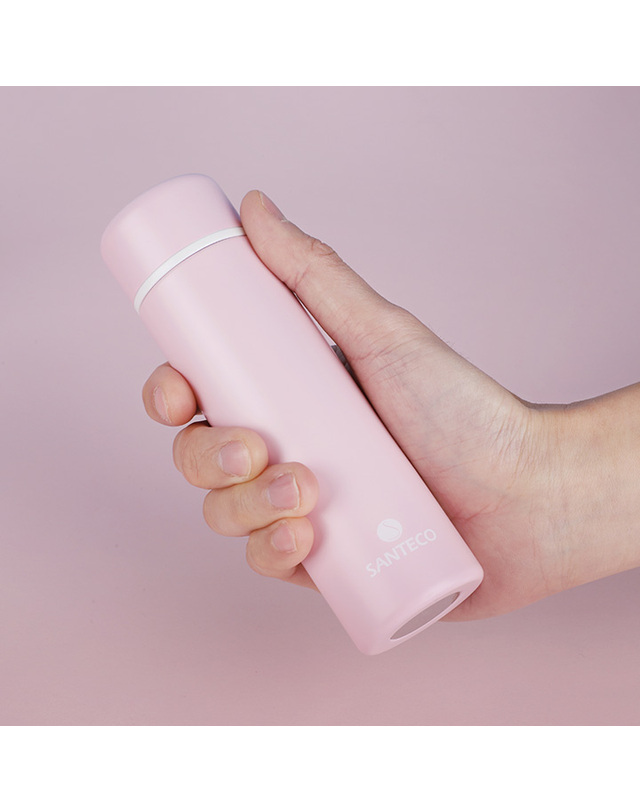 산테코 [산테코] 캡슐 텀블러 200ml (밀크화이트) 착용컷