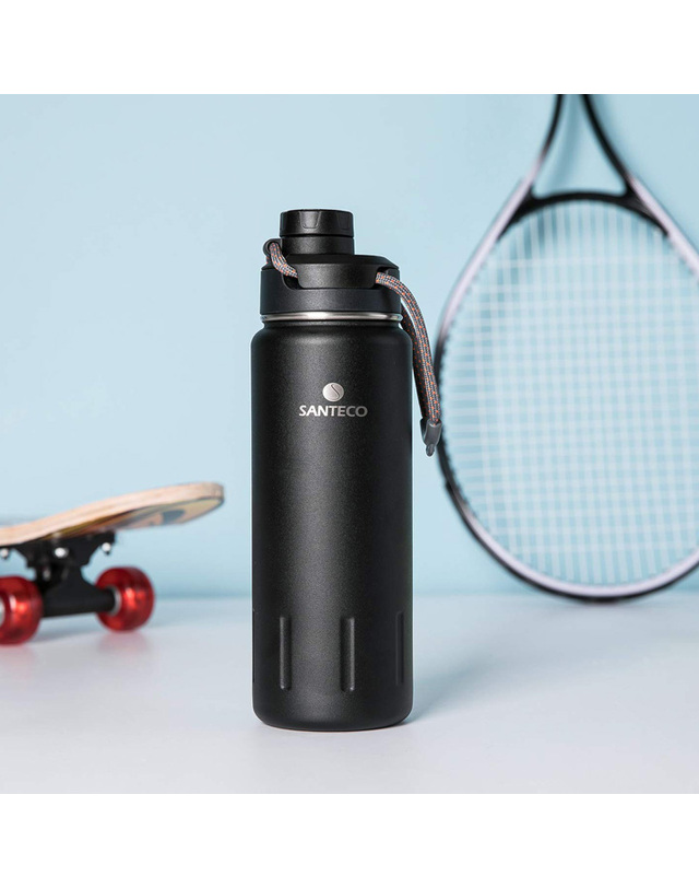 산테코 [산테코] 케이투(K2) 보온보냉병 500ml (오션블루) 착용컷