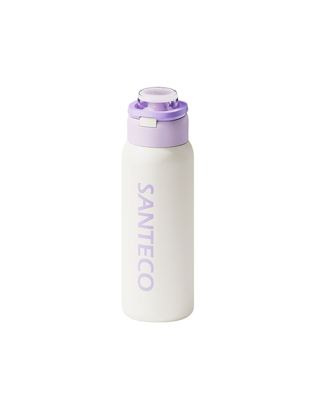 산테코 [산테코] 제미나이 듀얼 텀블러 750ml (크림블러시) 착용컷