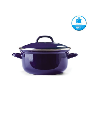 [BK] 비케이쿡웨어 더치오븐 카본스틸 양수냄비 코발트블루 24cm