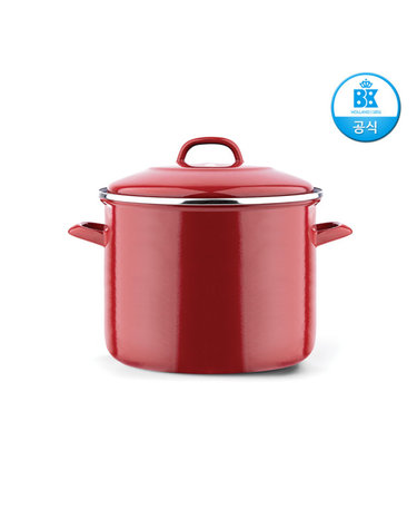 [BK] 비케이쿡웨어 더치오븐 카본스틸 곰솥 냄비 로즈레드 24cm