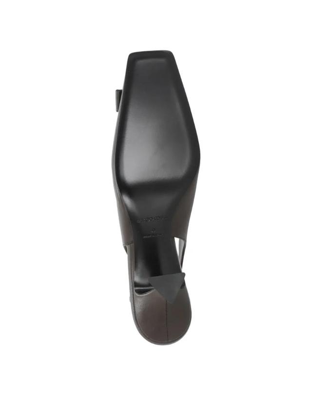 세르지오 로시 [해외직구] 26 FW 세르지오로시 buckle detail slingback pumps B14560MFL346110 TP458549530 착용컷
