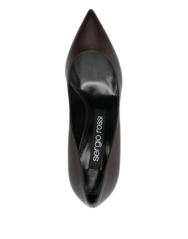 세르지오 로시 [해외직구] 26 FW 세르지오로시 레더 포인티드 토 펌프스 A43841MMVN132403 TP459041572 착용컷
