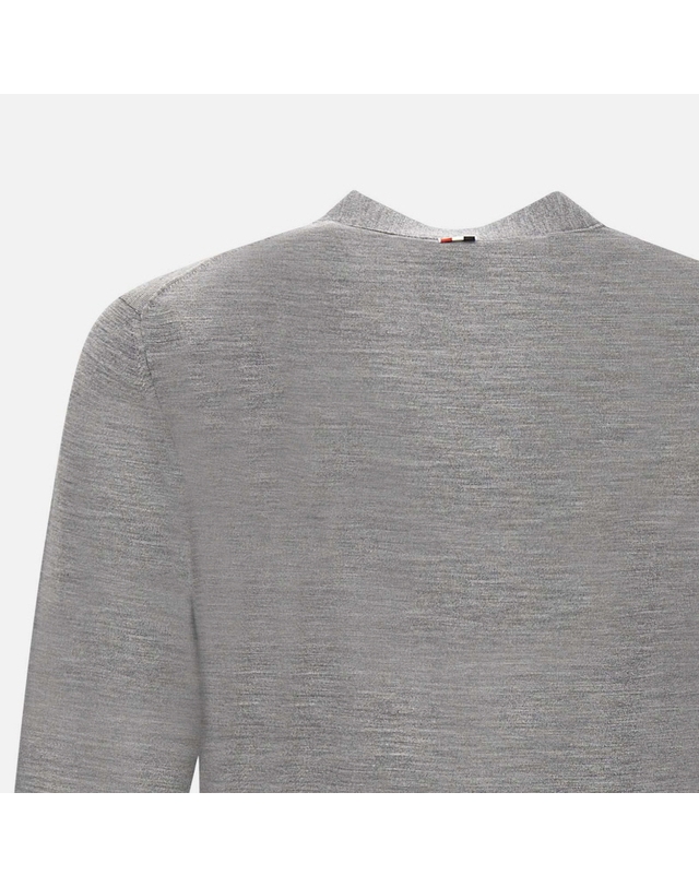 톰브라운 [THOM BROWNE] 파인 메리노 울 가디건 MKC489A Y1014 055 착용컷
