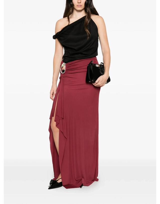 크리스토퍼 에스버 [해외직구] 크리스토퍼 에스버 Orica crystal embellished ruched maxi skirt 12317308846344 TP725754813 착용컷