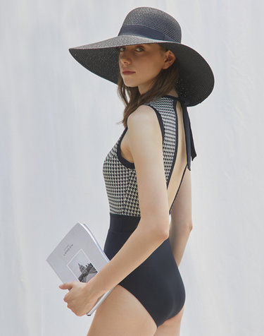 Diana Knit Swimsuit Black