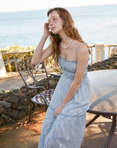 Adeline Dress Sky Blue