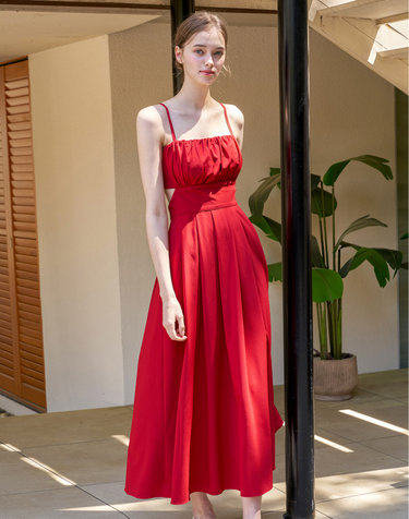 Eloise Dress Red