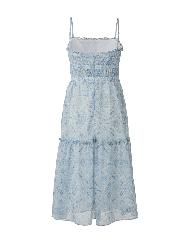 벨로디네라 Adeline Dress Sky Blue 블루 착용컷