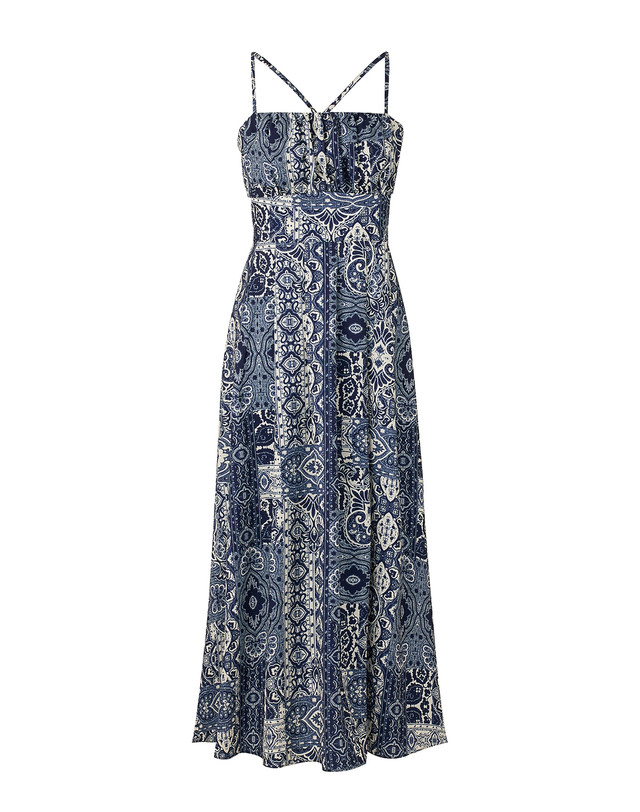 벨로디네라 Eloise Dress Navy 블루 착용컷