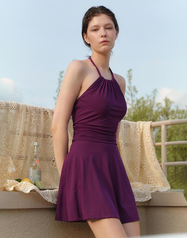 벨로디네라 Twilly Swimdress Purple 착용컷