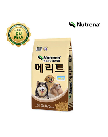 뉴트리나 강아지사료 메리트 15KG