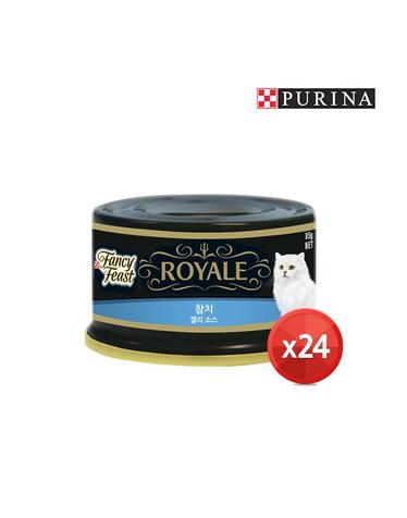 팬시피스트 로얄 참치 젤리소스 85G 24캔