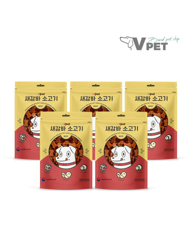 브이펫 새감바 버거 소고기 100g 5팩