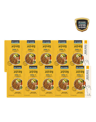 보양대첩 화식사료 쿨링 오리와 단호박 50G 10개입