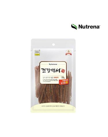 건강백서 강아지간식 얇게썬오리고기 120G