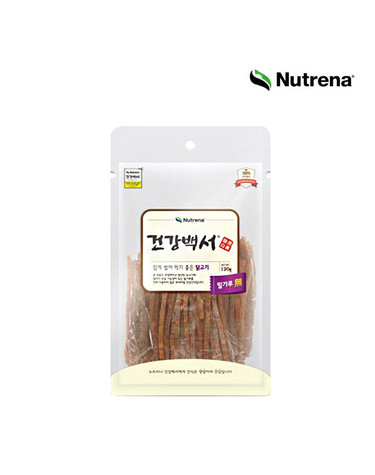 건강백서 강아지간식 얇게썬닭고기 120G