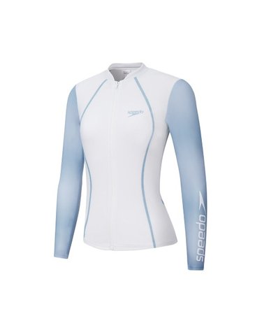 여성 집업 스티치 래쉬가드 SUNPROTECTION STITCH ZIP LONG SLEEVE TOP (8-159814284)