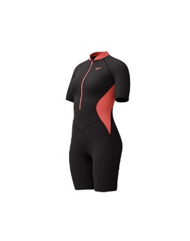 스피도 여성 5부 지퍼 프론트 반팔 (아시아핏)(8-00325217926) 착용컷